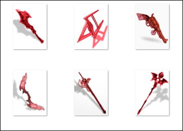 6 Recolored Weapons