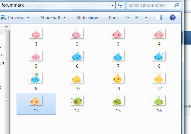Forum Marks (Icons)
