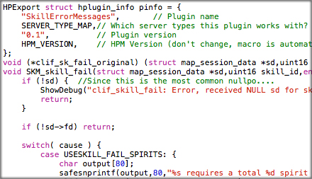 Skill Error Messages