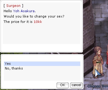 Change Gender Script