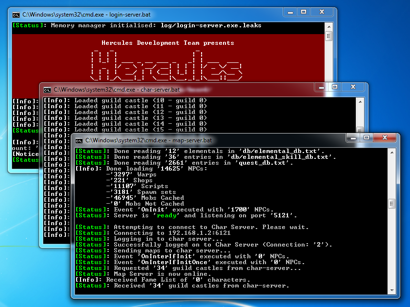 Hercules Win32 for Ragexe 20130703
