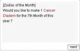 Zodiac of the months