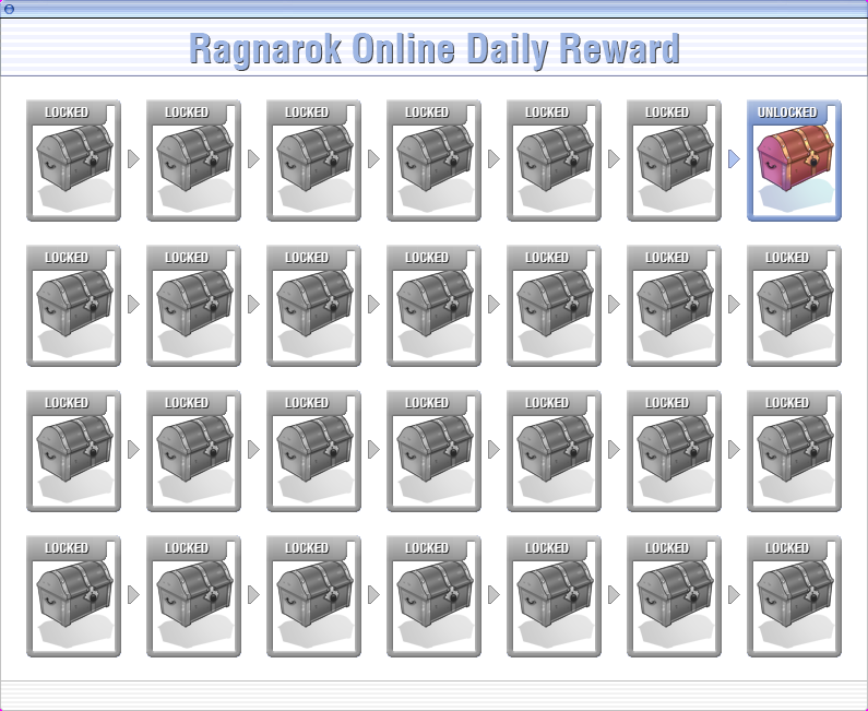 Ragnarok Online Daily Reward [PSD Only]