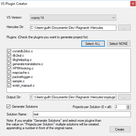 VS Plugin Creator