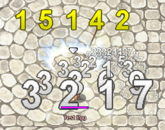 High Definition Damage Font