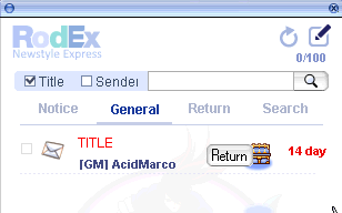 Client Rodex Return Button Handler